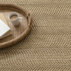 Dash and Albert WAVE WOVEN SISAL RUG Natural