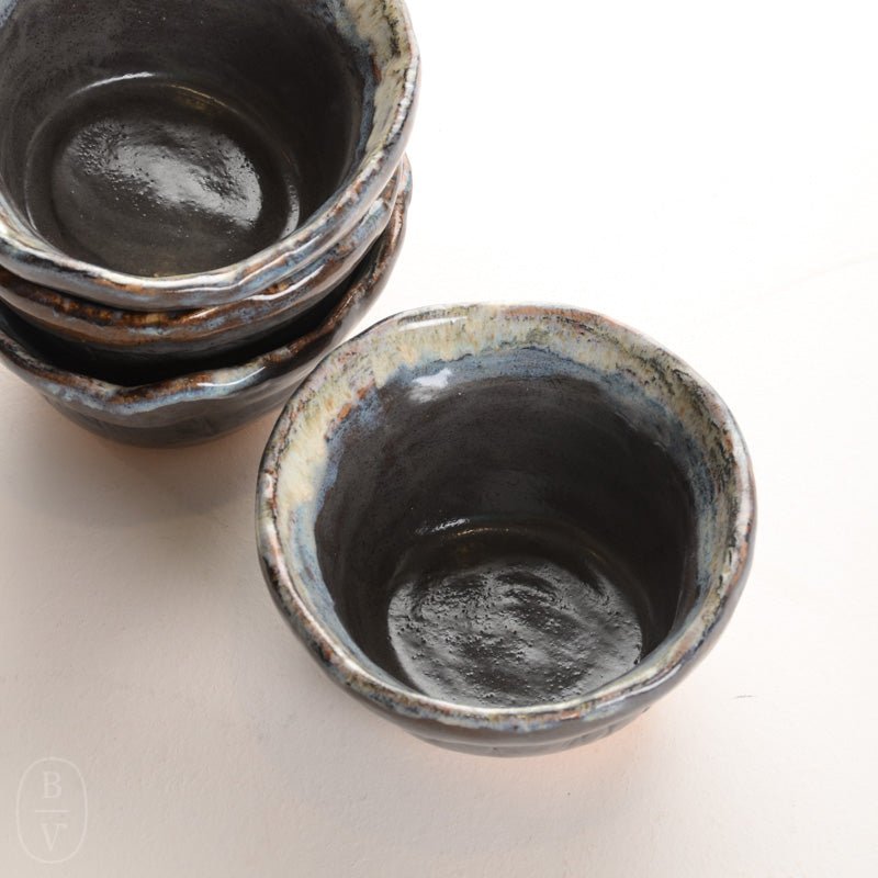Etta B Pottery DIP BOWL Gray