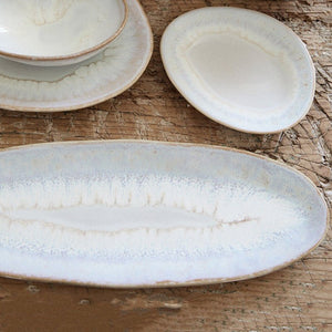 Casafina by Costa Nova BRISA OVAL PLATE PLATTER White