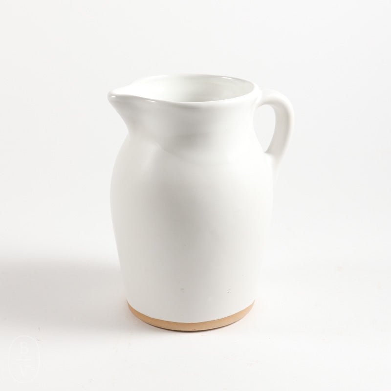 Etta B Pottery FARMHOUSE PITCHER Simply White Large