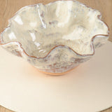 Etta B Pottery ROUND FLUTED BOWL Pearl