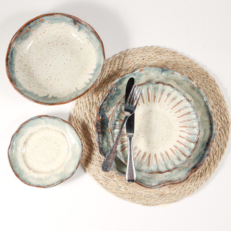 Etta B Pottery CRIMPED SALAD PLATE
