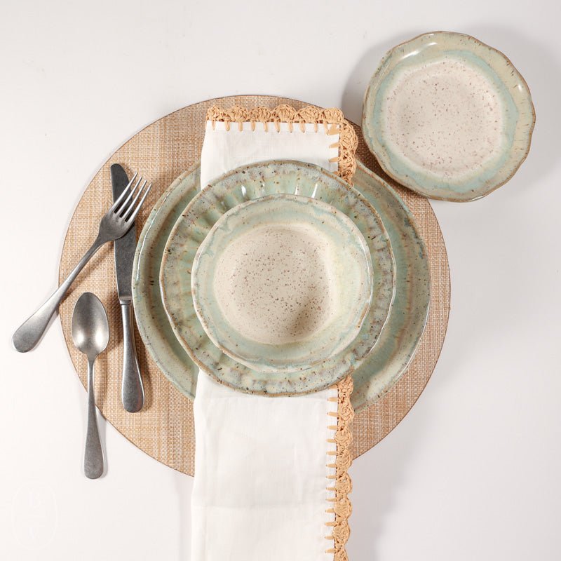 Etta B Pottery CRIMPED SALAD PLATE