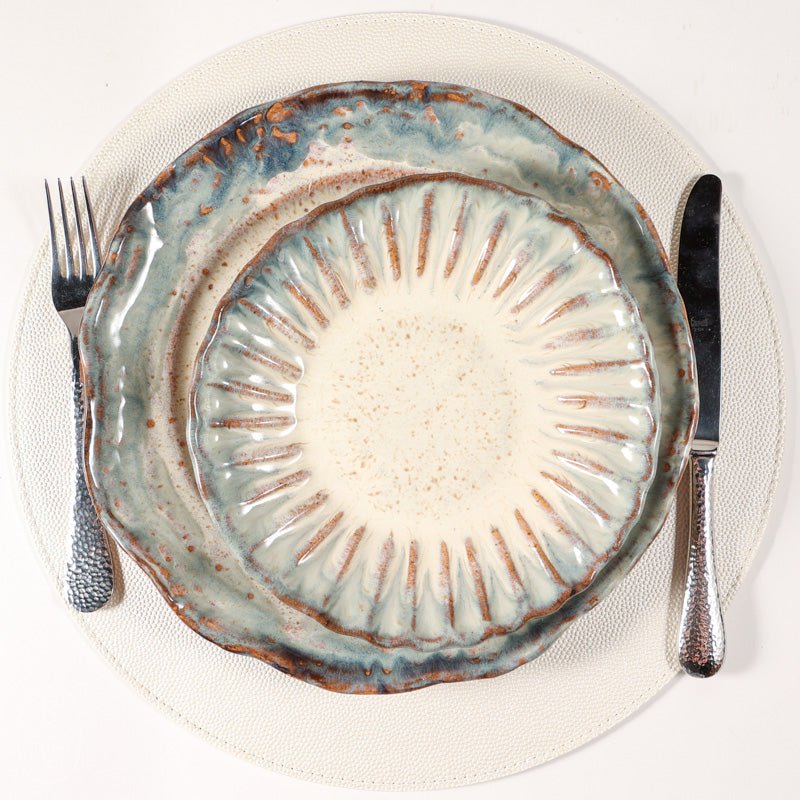 Etta B Pottery CRIMPED SALAD PLATE