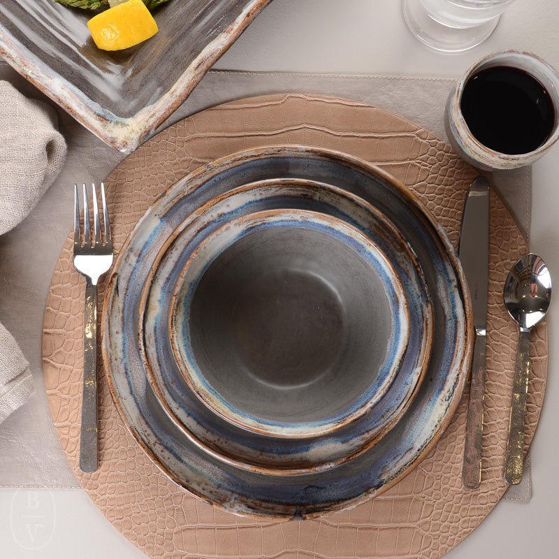 Etta B Pottery TOWNHOUSE SALAD PLATE - Dogwood