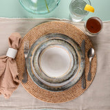 Etta B Pottery TOWNHOUSE SALAD PLATE - Dogwood