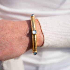 Julie Vos CATALINA HINGE BANGLE BRACELET