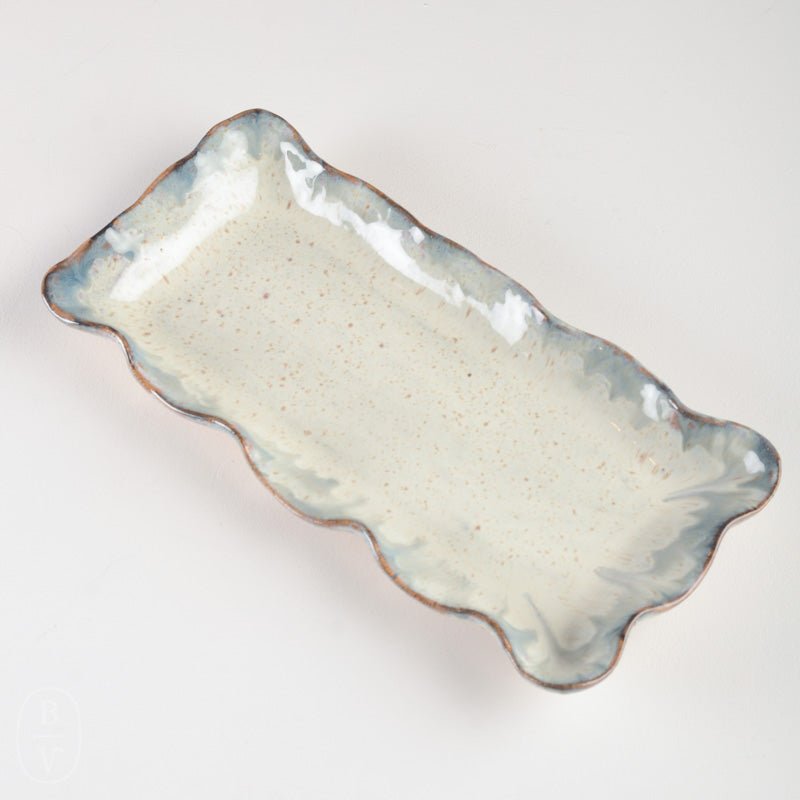 Etta B Pottery APPETIZER TRAY Lapis 13