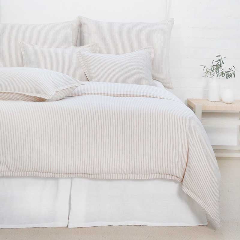 Pom Pom At Home CONNOR DUVET Ivory_Amber