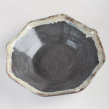 Etta B Pottery OCTAGONAL BOWL Gray