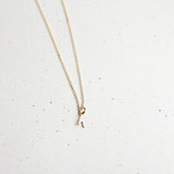 eNewton Design RESPECT GOLD CHARM NECKLACE