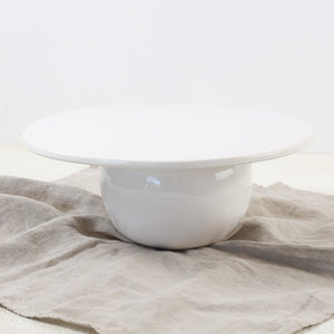Alex Marshall Studios SPHERE CAKE PLATE Gloss White