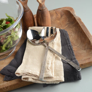 Casafina by Costa Nova OSTERIA WAFFLE KITCHEN TOWEL Vanilla