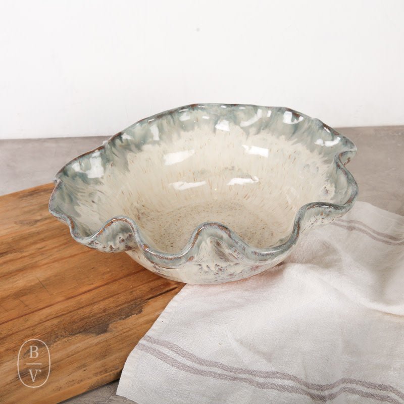 Etta B Pottery LARGE FRUIT BOWL Lapis