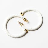Hoo Hoops HOO HOOPS White with Pearls