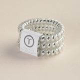 Teleties TELETIES PACK OF 3 Electric Silver