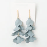 Virtue GOLD BAR POST HYACINTH EARRINGS Sage