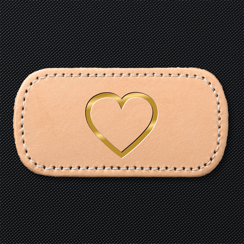 Bella Vita IN HOUSE JON HART STAMPING FEE Gold Foil Heart