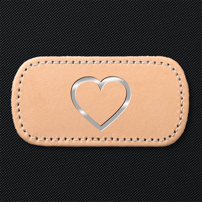 Bella Vita IN HOUSE JON HART STAMPING FEE Silver Foil Heart