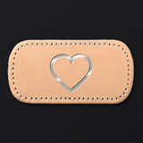 Bella Vita IN HOUSE JON HART STAMPING FEE Silver Foil Heart