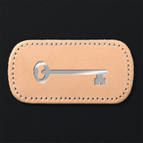 Bella Vita IN HOUSE JON HART STAMPING FEE Silver Foil Key