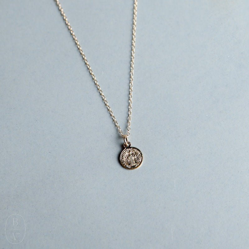 eNewton Design CHARM NECKLACE Gold 16 Blessing Small