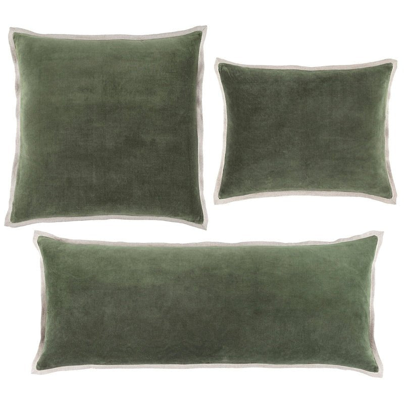 Pine Cone Hill Annie Selke GEHRY VELVET DECORATIVE PILLOW Sage