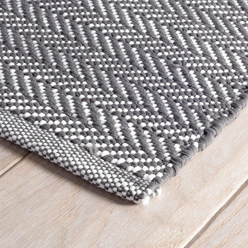 Dash and Albert HERRINGBONE WOVEN COTTON RUG
