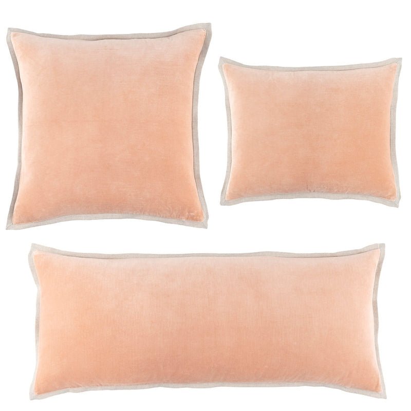 Pine Cone Hill Annie Selke GEHRY VELVET DECORATIVE PILLOW Nude