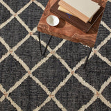 Dash and Albert KALI WOVEN JUTE RUG Black