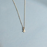 eNewton Design CHARM NECKLACE Gold 16 Signature Cross Small