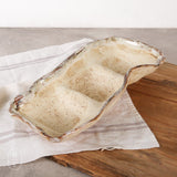 Etta B Pottery THREE SECTION DISH