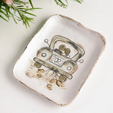 Etta B Pottery JUST MARRIED PLATE