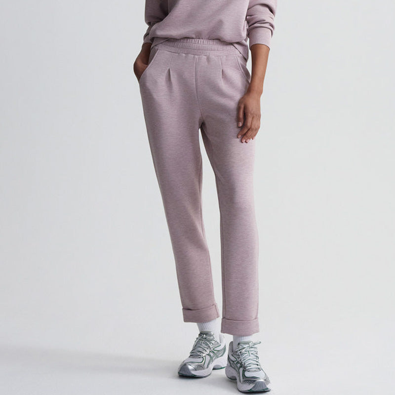 Varley THE ROLLED CUFF PANT 25 Mauve Marl
