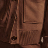 Varley SABRINA BUTTON THROUGH SWEAT