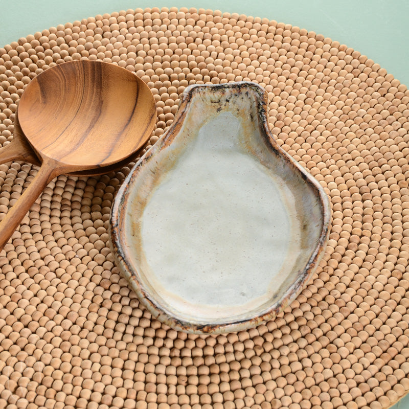 Etta B Pottery OVAL SPOON REST