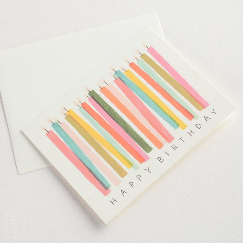 Rifle Paper Co BIRTHDAY CANDLE CARD