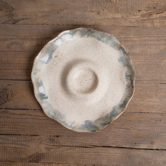Etta B Pottery SMALL HORS D'OEUVRE DISH