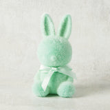 One Hundred 80 Degrees FLOCKED SITTING BUNNY Aqua 7