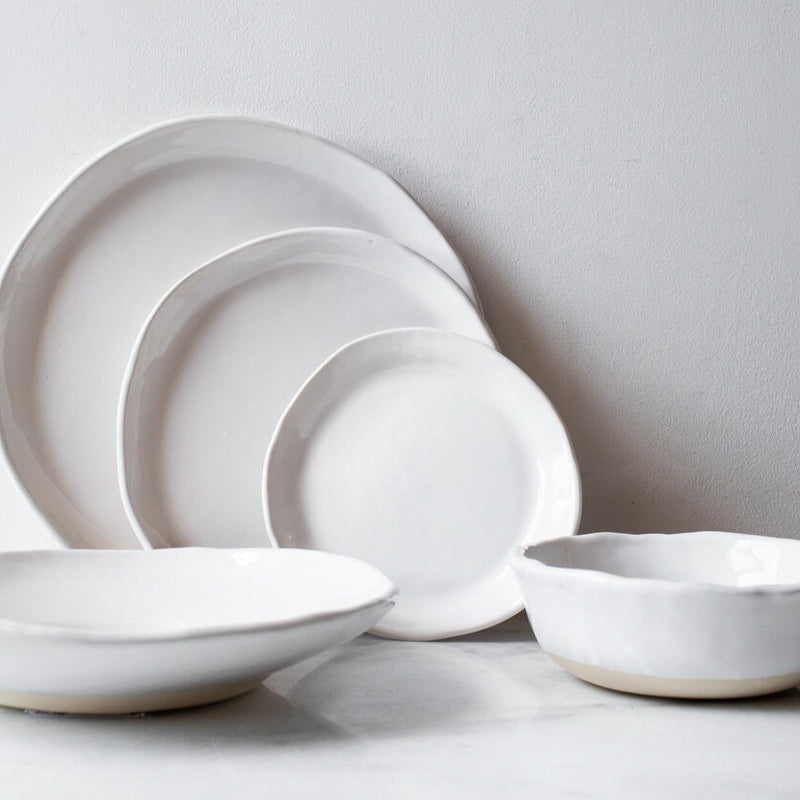 Handmade Studio TN KINFOLK DINNER PLATE White