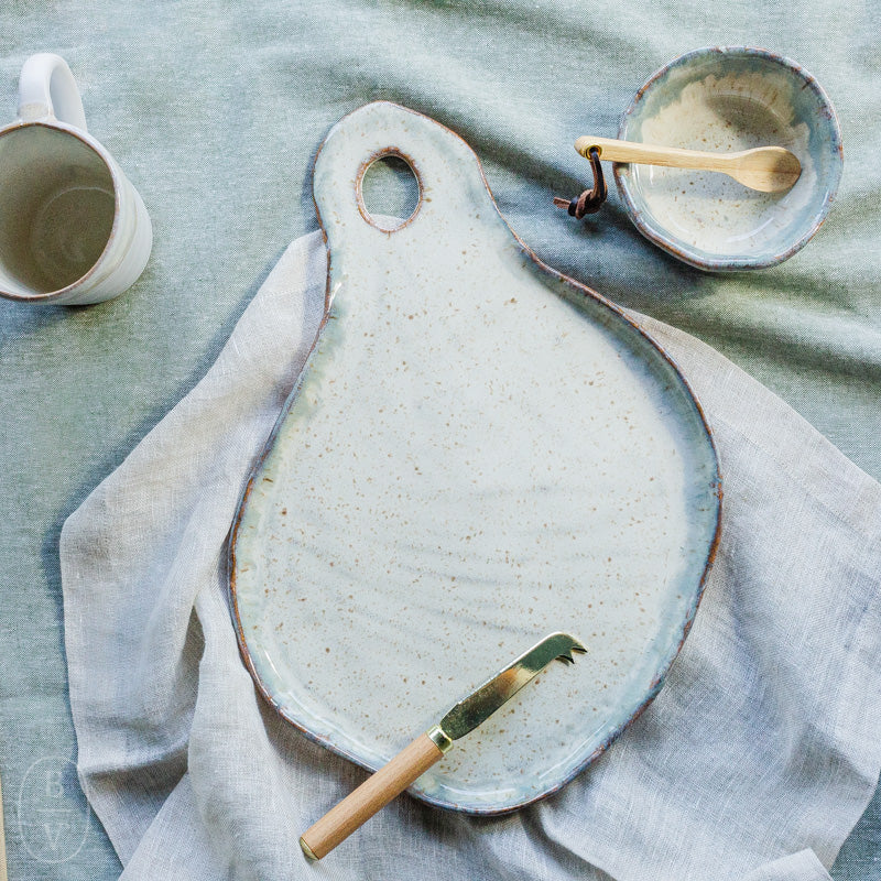 Etta B Pottery CHEESE BOARD Lapis