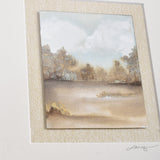 By Lacey MINI DOUBLE MATTED LANDSCAPE 3 FRAMED PAINTING