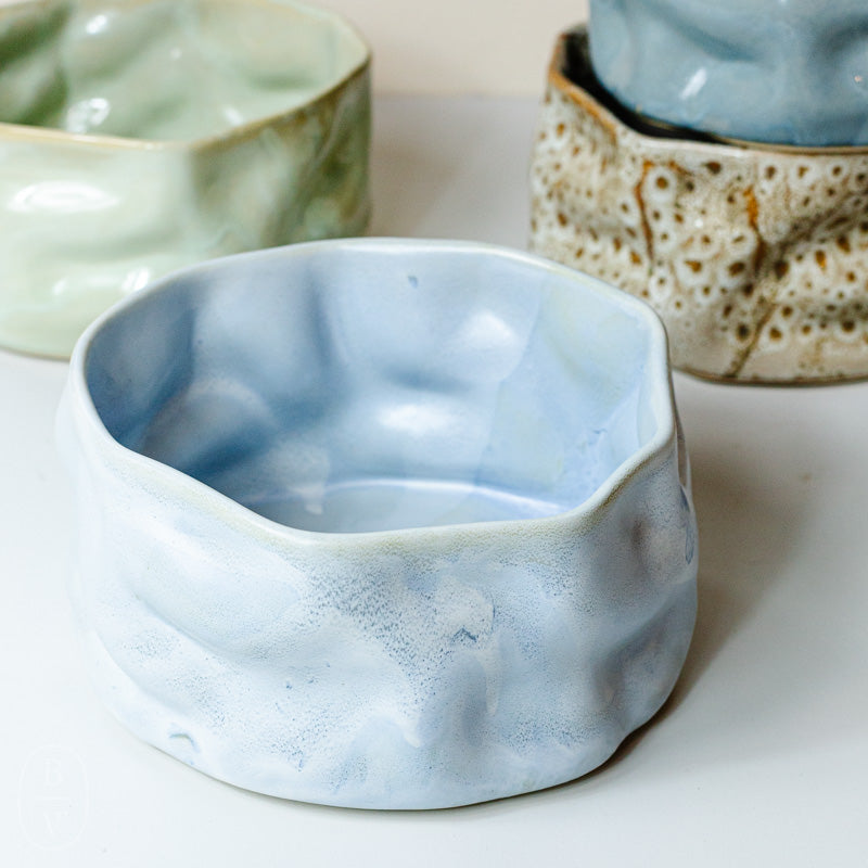 Alex Marshall Studios RIPPLE BOWL Blue Stone