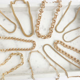Virtue DOUBLE FLAT WOVEN CHAIN NECKLACE