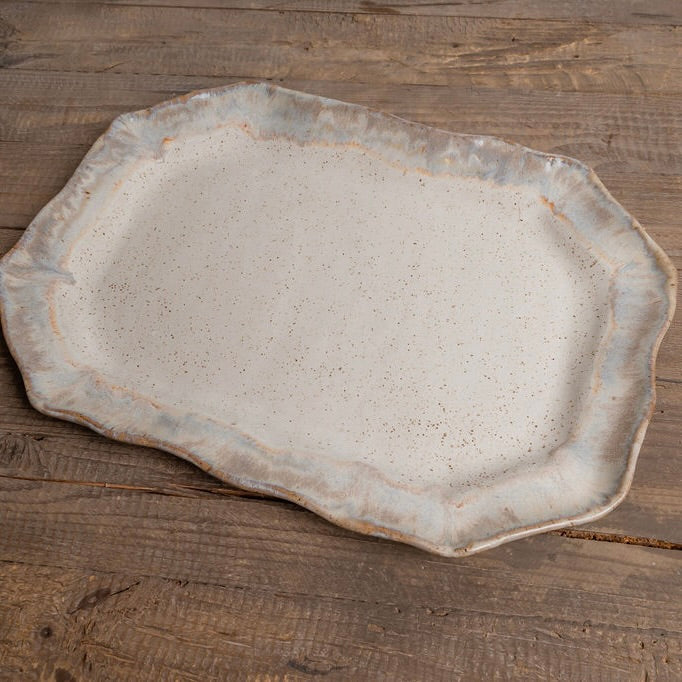 Etta B Pottery HOSTESS TRAY Oasis
