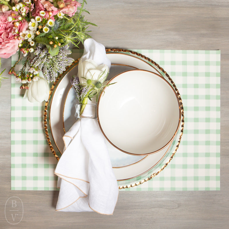 Mudpie SCALLOPED NAPKIN SET