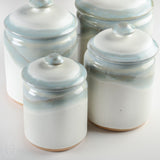 Etta B Pottery CANISTER SET OF FOUR