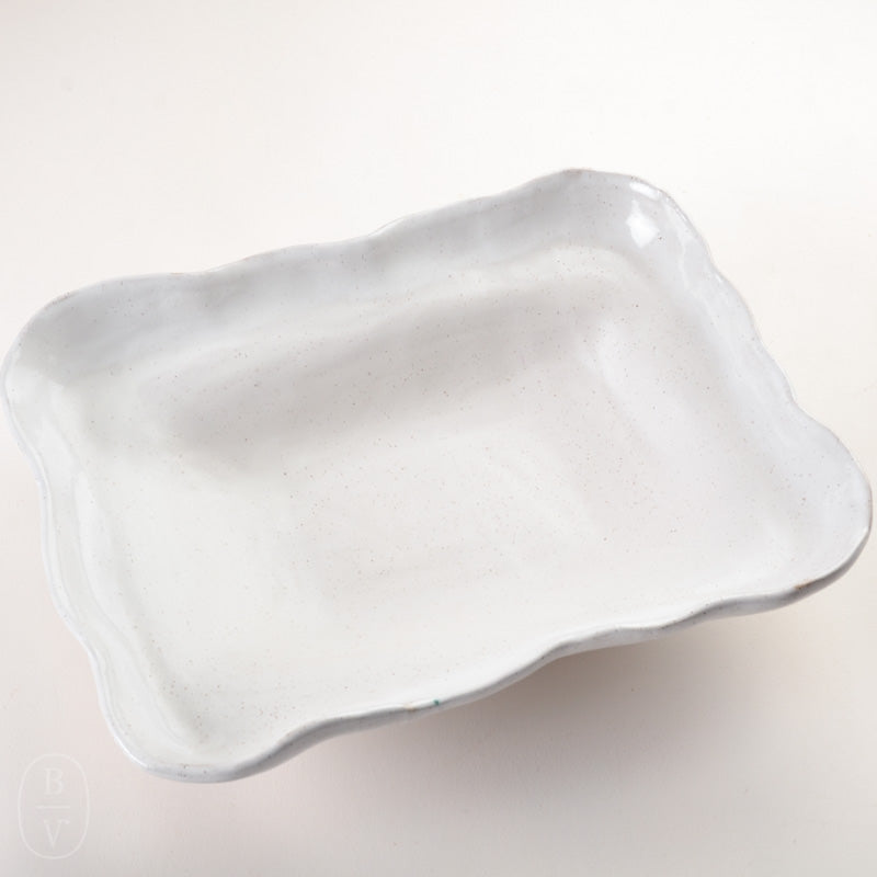 Etta B Pottery DEEP RECTANGLE SERVER DISH