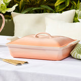 Le Creuset HERITAGE RECTANGULAR CASSEROLE Peche 4 QT