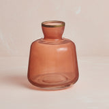 Raz Imports BUD VASE WITH GOLD RIM Coral 5